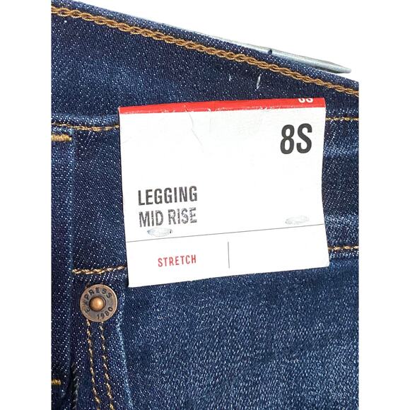 Express Legging Mid Rise Jeans Women 8 Short 8S Stretch Normcore Casual NWT - Picture 6 of 13